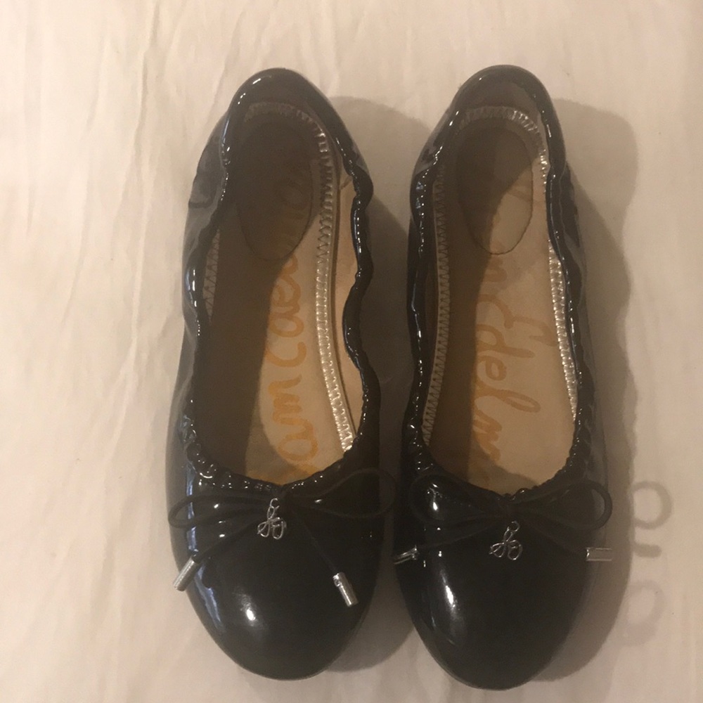 Sam Edelman patent ballet shoes